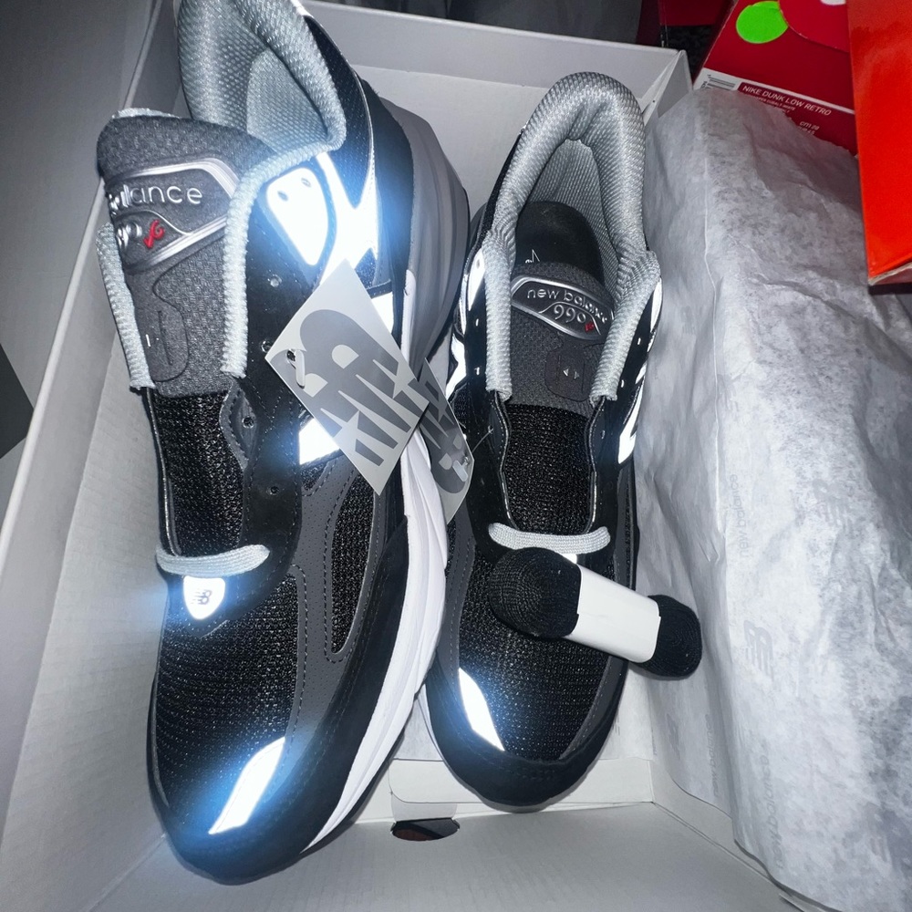 Black and grey New balance 990s